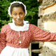 Actress Azie Dungey in costume (AskASlave.com)